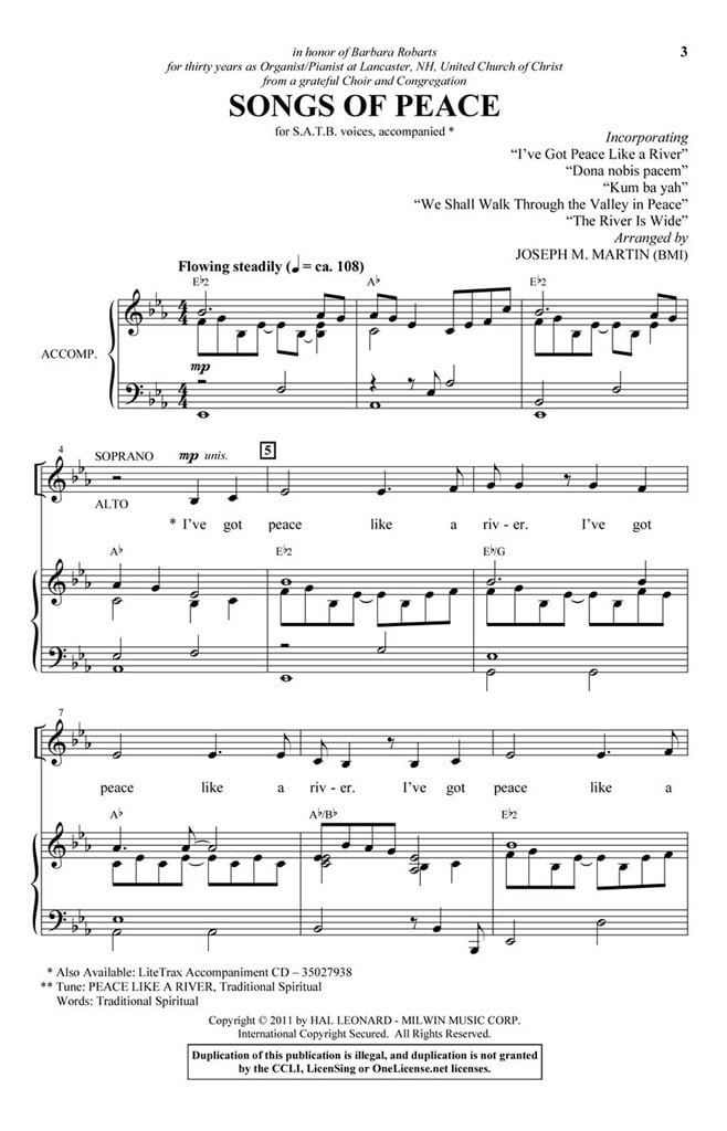 Songs of Peace